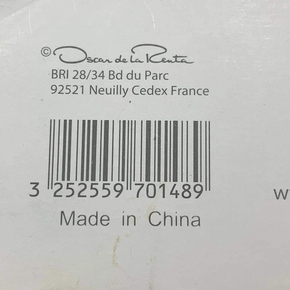 Oscar de‎ la Renta Parfums Journal White Notebook Diary Stationary New w/ Box